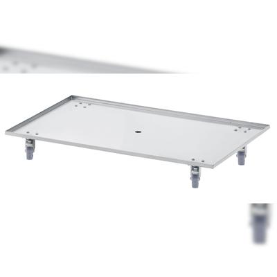 CHROMOnorm Fahrgestell mit 4 Lenkrollen Durchmesser 75mm