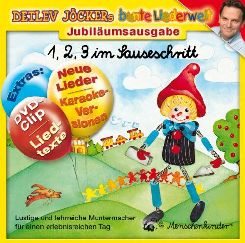 Detlev Jöcker - 1,2,3 im Sauseschritt Jubiläumsausgabe - Preis vom 08.10.2026 07:26:42 h