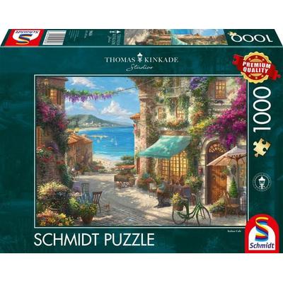 Café an der italienischen Riviera (Puzzle)