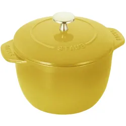 Staub Reis Cocotte 20cm, Citron, Gusseisen, Pfanne + Kochtopf, Rot