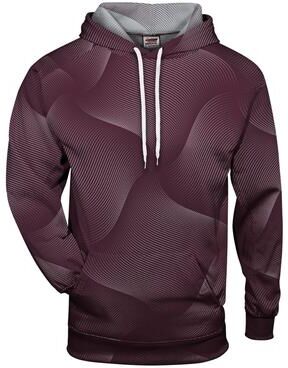 Badger Sport 1413 Warp Hood T-Shirt in Maroon size Medium   Polyester 141300
