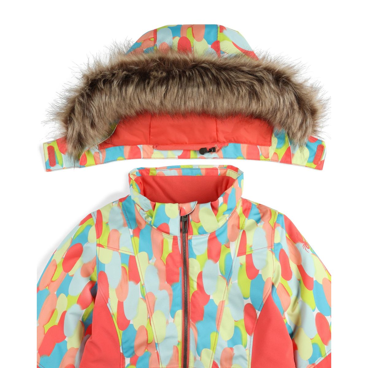 Spyder Lola Jacket coral haze sprinkles (CHS) 6 38SJ075421-CHS-6