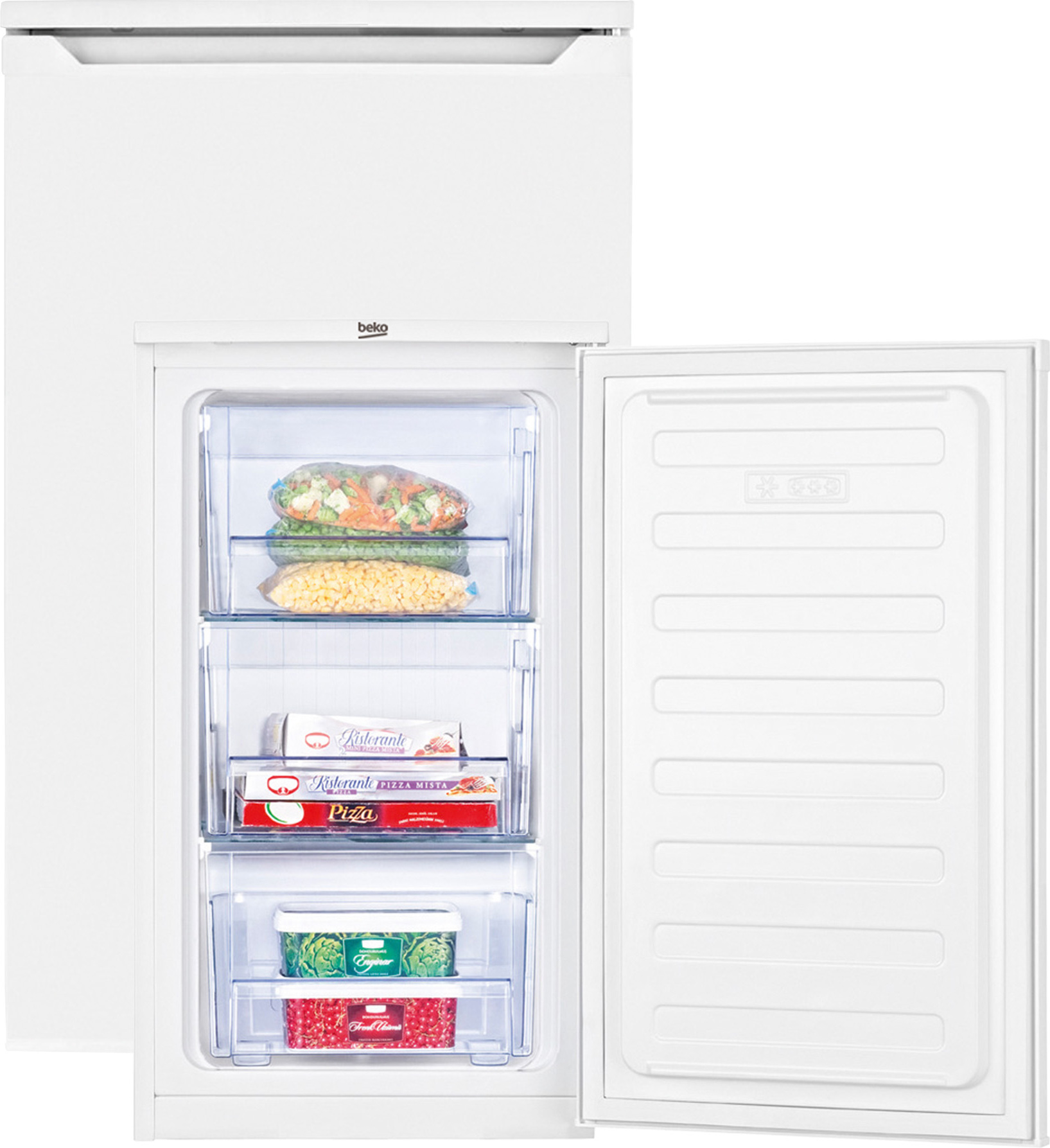 Tisch Gefrierschrank Beko FS166020 65 Liter Nutzvolumen Weiß