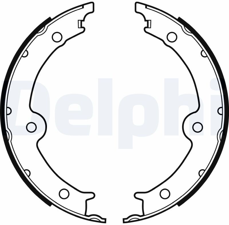 Delphi Bremsbackensatz Ls2131 Für Toyota