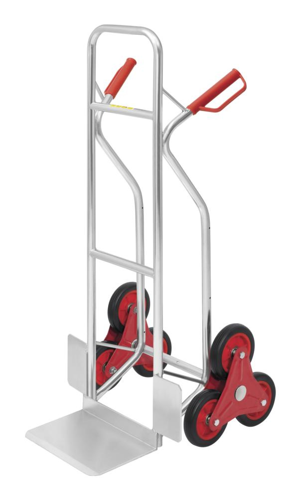 PROFIBAUTECH Alu Stapelkarre Treppensteiger Sternrad 2x3, Tragkraft 150 kg 09116999