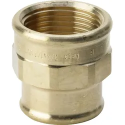 Viega Muffe 271855 Rp 2 1/2 x Rp 2, Rotguss, reduziert