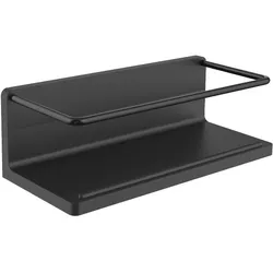 emco round Wandkorb mit verdeckter Befestigung, 225x75x100mm, 434513300, Farbe: Schwarz