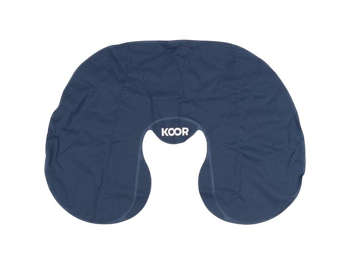 KOOR Reisekissen Alli Kunststoff Blau 36x11 cm - Reisekissen