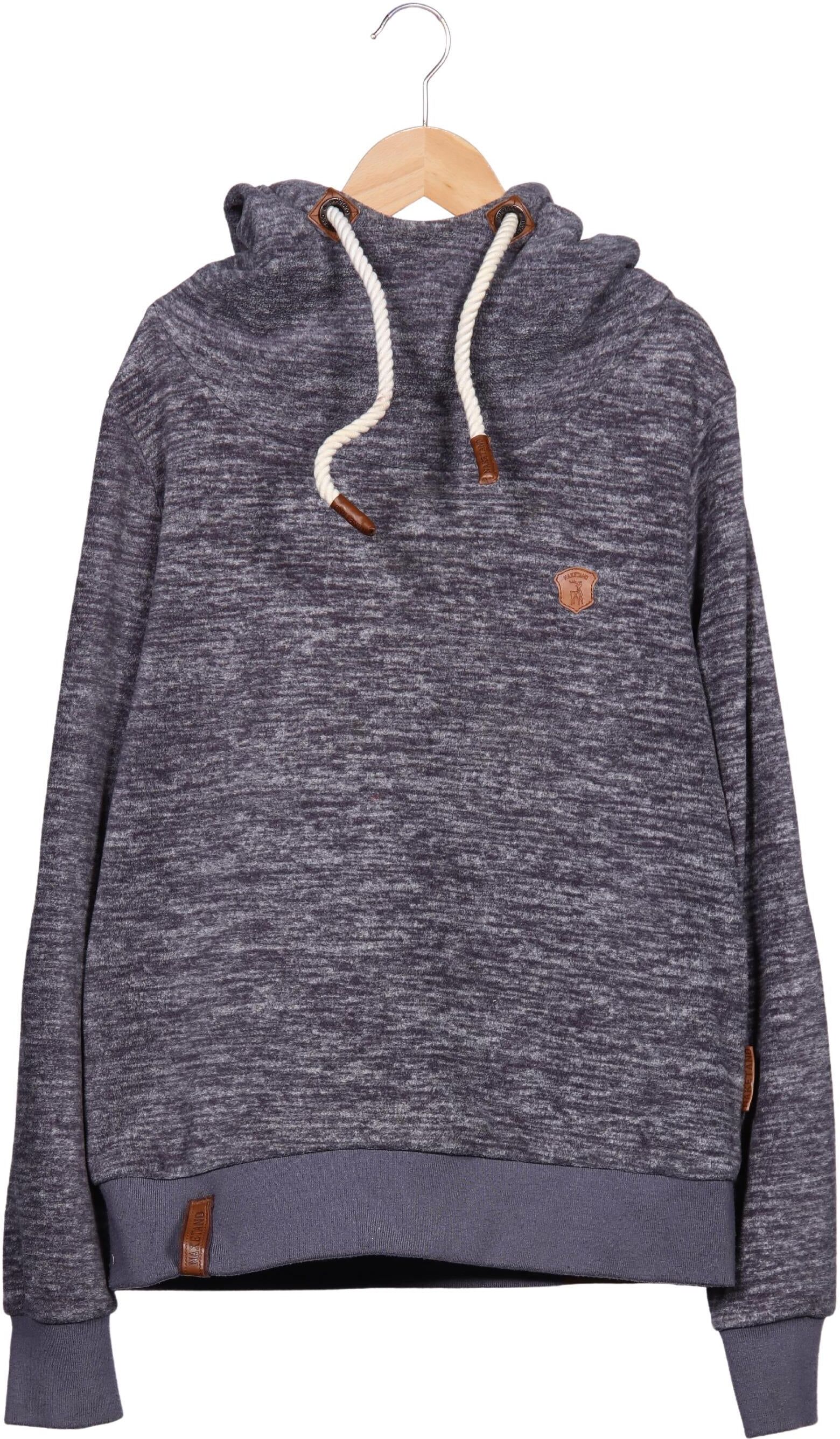 Naketano Damen Kapuzenpullover, Grau, Gr. L, Synthetik - Second Hand