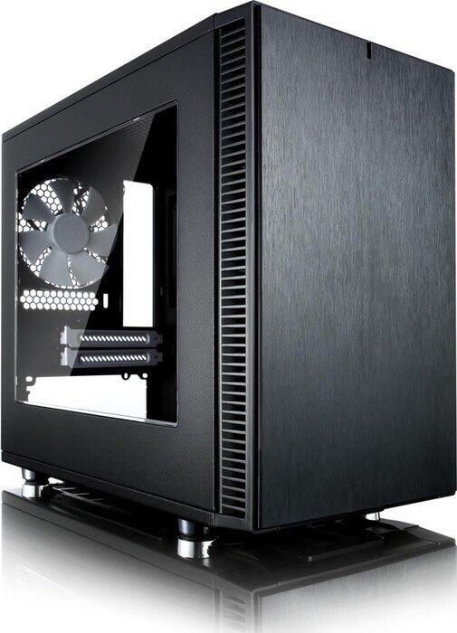 Fractal Design Define Nano S - schwarz, Window FD-CA-DEF-NANO-S-BK-W