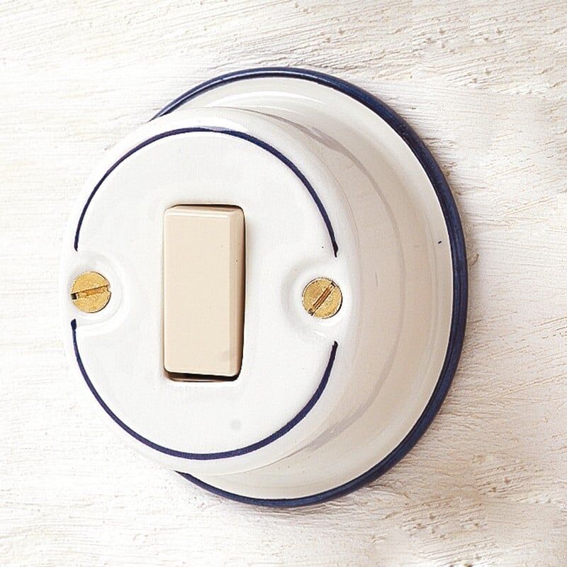 Interruttore A Pulsante In Ceramica