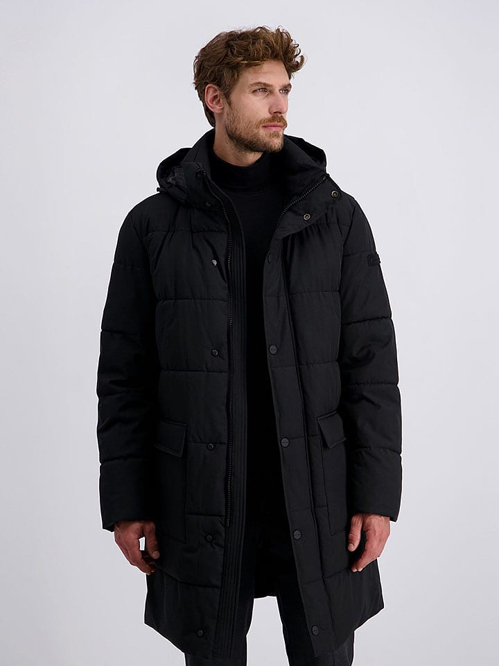 Pierre Cardin Wintermantel in Schwarz - 50