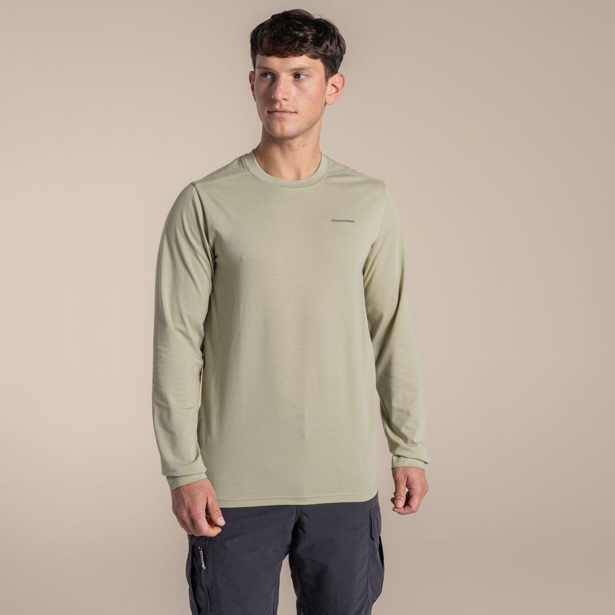 Craghoppers Nosilife Abel Long Sleeved T-shirt bay leaf (905) S CMT1008 905 50