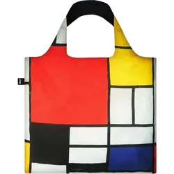 Loqi Museum Piet Mondrian Tasche Komposition in Rot, Blau und Gelb recycelt