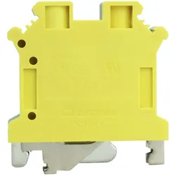 Schutzleiter-Reihenklemme 10mm2 gelb-grün Erdungsklemme VDE UL PC10-PE-01P-1Y-00AH