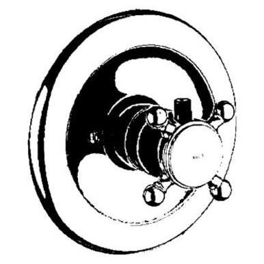 Kludi Thermostatarmatur 1926 UP vergoldet (517194520)