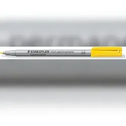 STAEDTLER Folienstift Lumocolor M gelb non permanent