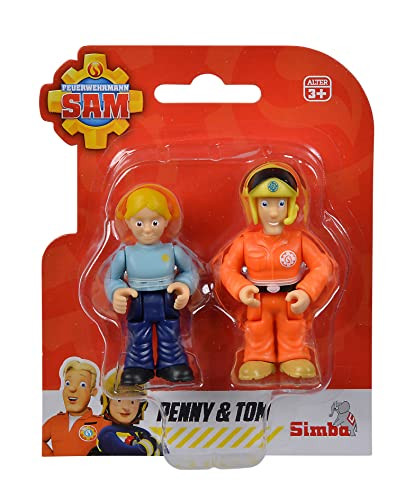 Simba Brandweerman dubbele set beweegbare figuren 7 cm