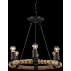 Globo 69029-6 Pendelleuchte Ulleu 6x60W | E27