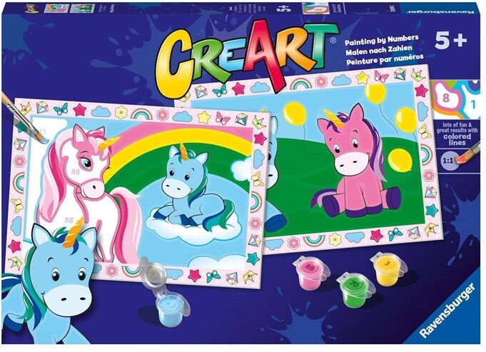 CreArt Junior 32x22cm : Licornes - Ravensburger