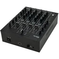 Omnitronic PM-404F 4-Kanal-DJ-Mixer mit Filter und Bluetooth, Mischpult, Schwarz