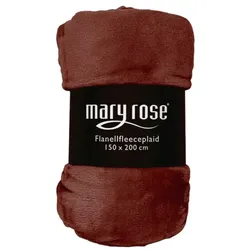 Maryrose Flanellfleecedecke 150x200cm - orange