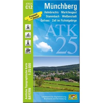 ATK25-C12 Münchberg (Amtliche Topographische Karte 1:25000), Sonstige von , Landesamt für Digitalisierung, Breitband und Vermessung, Bayern,