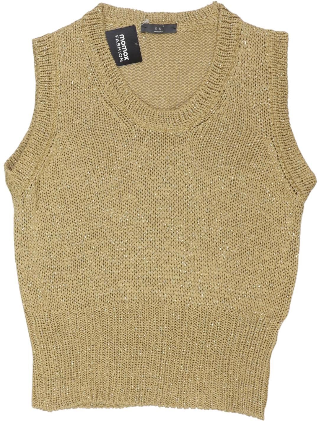 Oui Damen Pullover, Gold, Gr. S, Synthetik - Second Hand