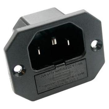 MPE-Garry C14 Net Entree Male for 65 C with fuse holder (42R321121)