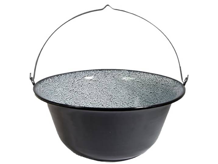 50L Gulaschkessel Topf Emaille für ca. 45-50 Personen