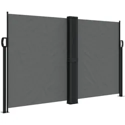 vidaXL Seitenmarkise Ausziehbar Anthrazit 140x1000 cm