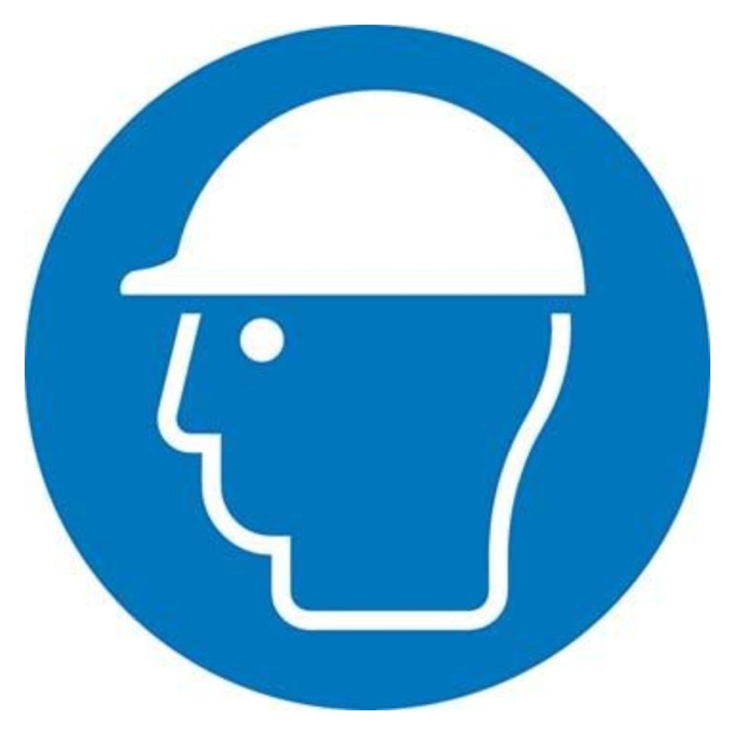 BRW Gebotsschild Schutzhelm benutzen - Ø 20 cm (538030.0400)