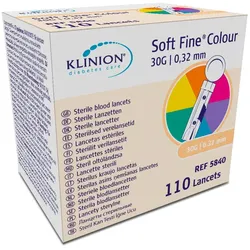 Klinion Soft fine colour Lanzetten 30 G 110 St