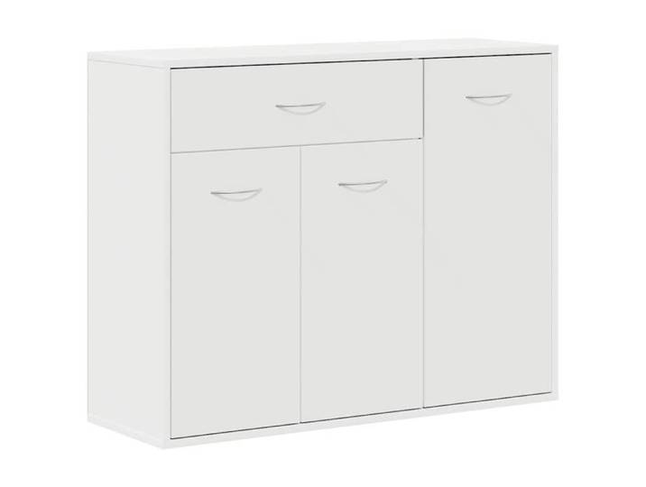 Enfilade/Bahut/Vitrine - Rustique - Buffet Blanc 88 x 30 x 70 cm Bois d'ingénierie @484175