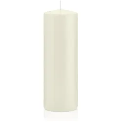 Wiedemann Kerzen Stumpenkerzen Elfenbein Ø 68 x 200 mm, 12 Stück, 103 Brenndauer