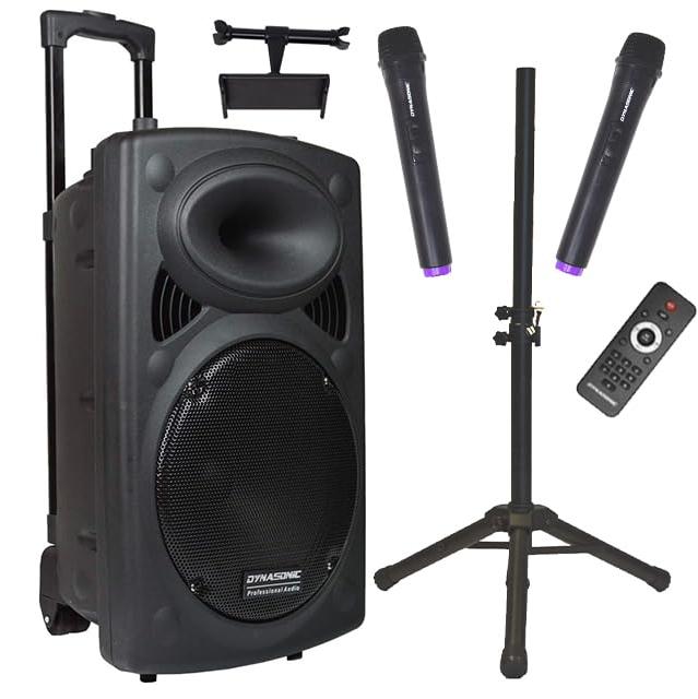 DYNASONIC - DYNAPRO 15 Plus (Pack 3a Gen Professioneller tragbarer Bluetooth Lau