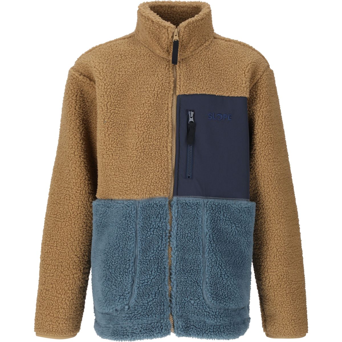 Slope Katau Jr. Teddy Fleece Jacket petrified oak (3142) 12/152 SL263617-3142-12/152