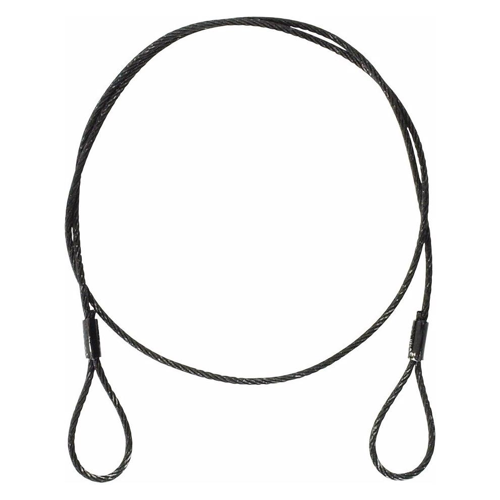 Eurolite Stahlseil (SC) 900x3mm schwarz ohne Verbinder (58010423)
