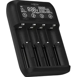 ANS 1001-0122 - Tischladegerät Lithium 4, NiMh, Li-Ion, LiFePO4, LCD, 4 Slots