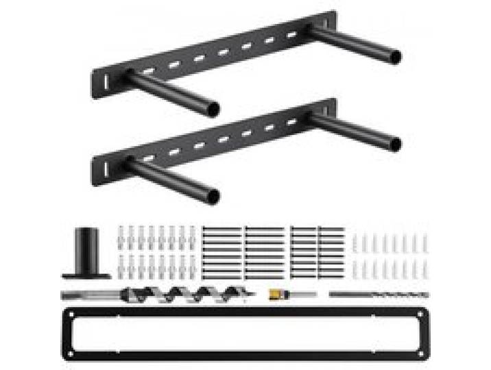 VEVOR Regalhalterungen, 2 Stk., Regalträger Tragkraft 68 kg, 406,4x157,4x38,1 mm, Schwerlast Regalhalter für versteckte Regale, unsichtbare Halterung für schwebende Regale zur Wandmontage