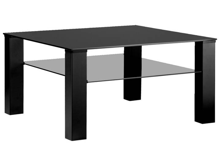 XORA Beistelltisch ROMINA, schwarz, Glas
