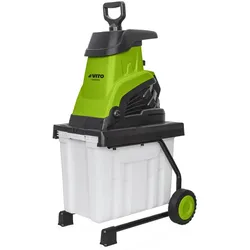 Häcksler 2500W Behälter 45L Astschneider 45mm Baumschnitt Gartenarbeit Trimmen VITO