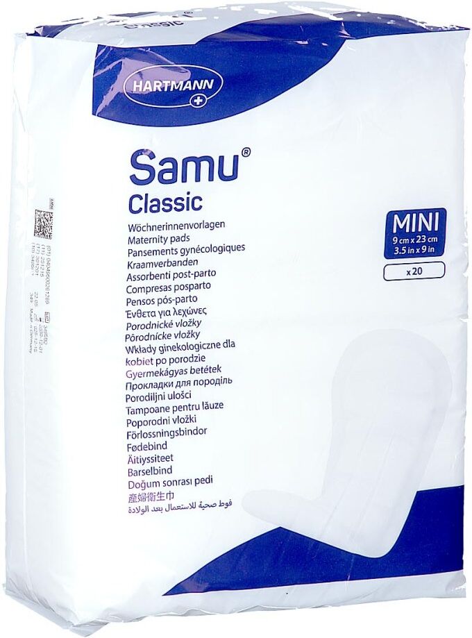 Samu Wöchnerinnen Vorlagen Classic Mini 9x23 Cm 20stk
