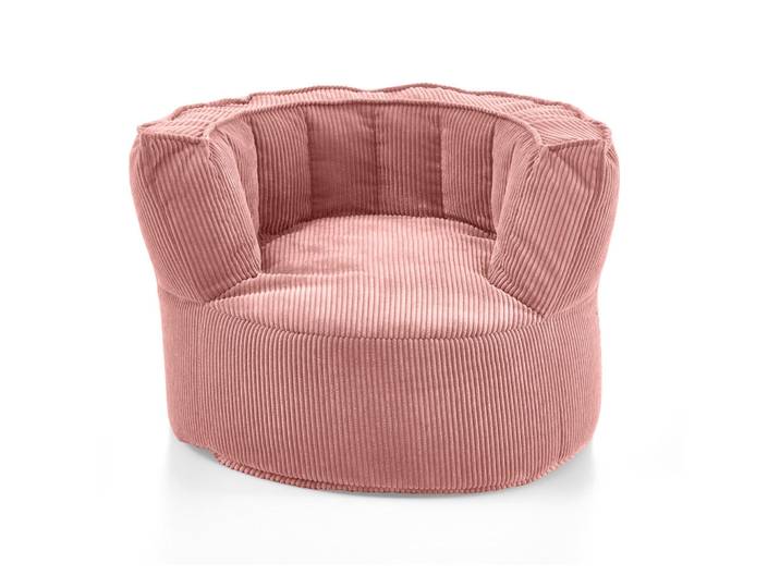 Mid.you Sitzsack Snuggle, Rosa, Füllung: Styroporkugeln, 95x65x95 cm, Made in EU, FSC Mix, Indoor, Wohnzimmer, Sessel, Sitzsäcke