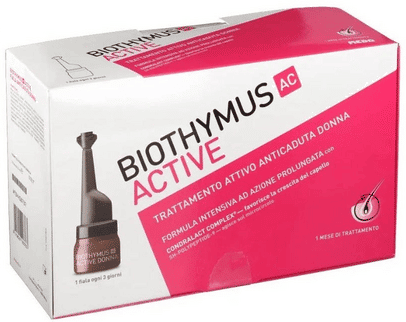Biothymus AC Active Fiale Donna Trattamento Anticaduta 10 Fiale