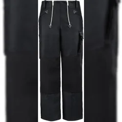 Job-Kleidung JOB Zunfthose UNCOOL Doppel-Pilot Teflon Schwarz Baumwolle 44