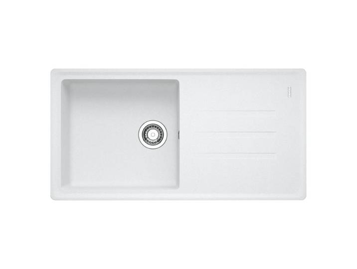 Evier granit 1 bac MALTA 97 x 50 cm blanc