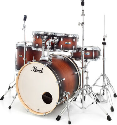 Pearl Decade Maple Studio S. Brown Satin Brown Burst