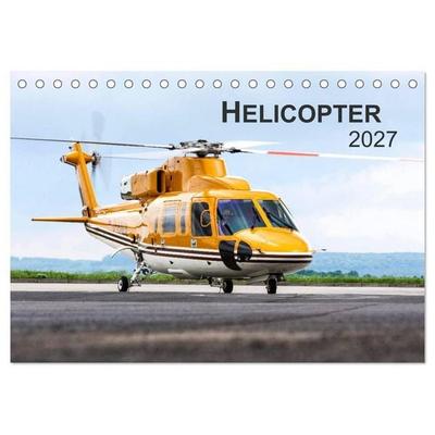 Helicopter 2027 (Tischkalender 2027 DIN A5 quer), CALVENDO Monatskalender