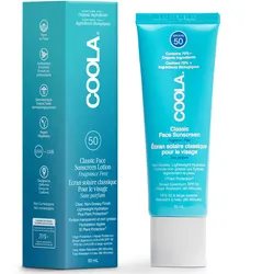 50ml Coola Classic SPF 50 Face Lotion Fragrance-Free